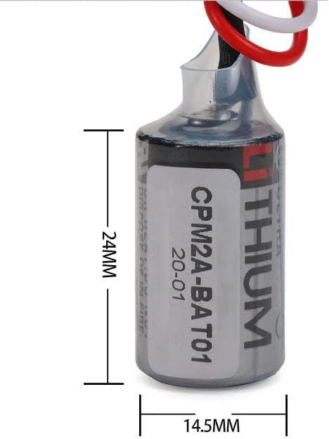 Miniatura 2 de Reemplazo de batería de litio ER3V 3.6V 1000mAh para OMRON CPM2A-BAT01 CPM2ABAT01 CPM2A CQM1H batería con enchufe