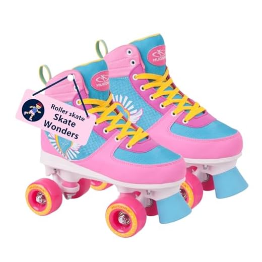 HUDORA Rullskridskor för kvinnor, flickor, Skate Wonders, rullskridskor, storlek 35–36, 13150