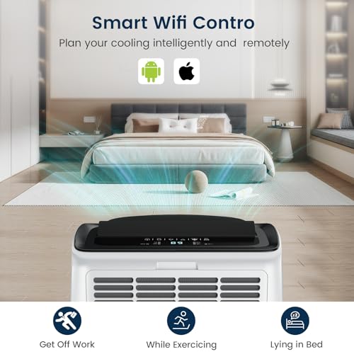Image of DuraComfort 12,000 BTU (ASHRAE) / 8,150 BTU (SACC) Portable Air Conditioner - for Rooms up to 350 Sq. Ft