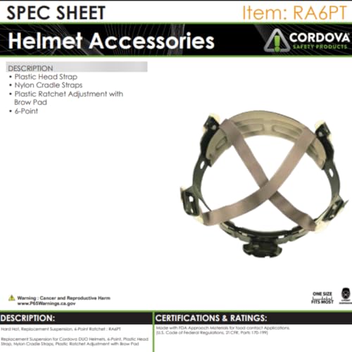 Cordova RA6PT Duo 6-Point Ratchet Replacement Suspension by Cordova - Used condition - Image 4