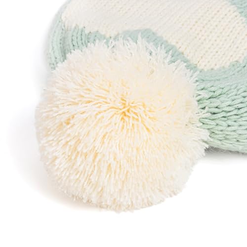 Knit Kids Fall Winter Hat with Heart Design for Girls 1-6 Years, Warm and Soft, Fleece-Lined for Cold Weather3