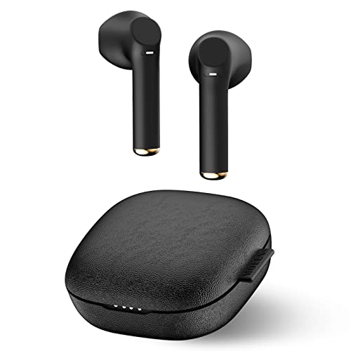 MOEEN Wireless Earbuds, Bluetooth Headphones, Earphones Bluetooth 5.0 USB-C Fast Charge, 5Hrs Single Playtime 35Hrs Playtime IPX5 Waterproof, Bluetooth Earbuds with Running Fitness Commute, Black