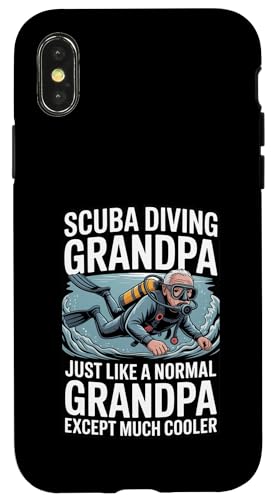 �X�L���[�o�_�C�r���O ����������� Just Like A Normal Grandpa Cooler �X�}�z�P�[�X iPhone X/XS �p