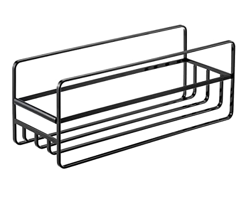山崎実業 （ヤマザキジツギョウ） マグボトル＆コップラック tower（タワー）ブラック スリム 省スペース ボトルラック コップラック キッチン収納 隙間活用 コンパクト シンプル