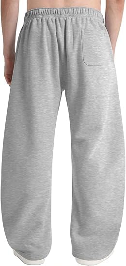 Image of NETCLICK Men's Polycotton Loose Fit Track Pants with Elastic Waistband & Side Pockets | Comfortable Joggers for Casual & Gym Wear