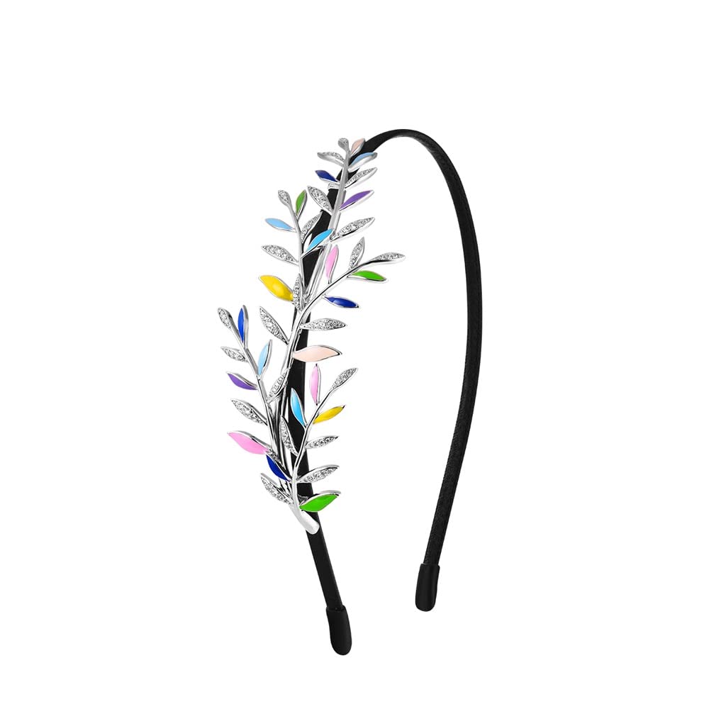 Bobinas Para El Cabello Con Cola De Caballo Gomas Accesorios for el cabello Textura Textura Horquilla Elegante Hoja Hairbanda Señoras Pelo Hairband Horquilla Adecuado for regalos exquisitos de cumplea
