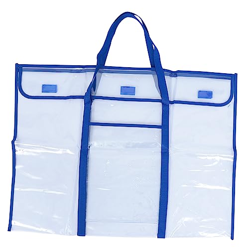LIFKOME Art Portfolio Bag Large Tote Bag Straps 2-in-1 Storage Solution for Bulletin Board and Classroom Items