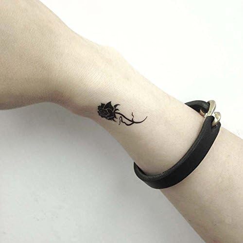 Tiny Rose Tattoo, Temporary Tattoo, Tattoo, Temporarytattoo,