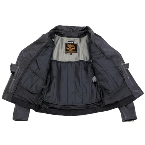 Image of Milwaukee Leather Women's Classic Premium Leather Motorcycle MC Style Riding Jacket