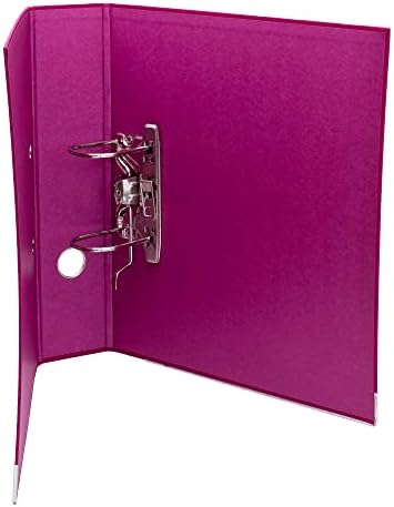 Pukka Pad, Premium Lever Arch File  5 Pack of 2-Ring Binder Portfolios for Work or Home Paperwork Organisation - 32 x 28cm - Orchid