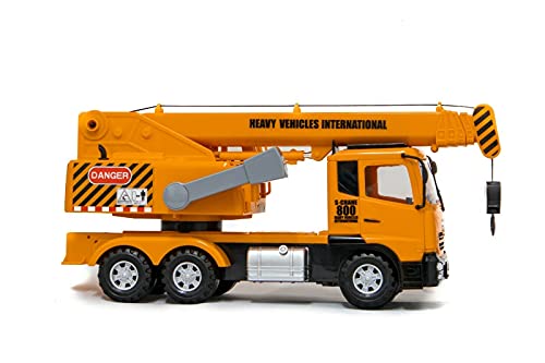 Big Daddy Trucks-Large Sized Friction Powered King Crane which extends to 1 ft Personal Accessories and Toys can be Used on This Truck by Big Daddy - Used condition - US$25.44