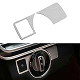 Élégante garniture en aluminium : améliorez l'apparence de votre véhicule avec notre garniture de bouton d'interrupteur de phare en alliage d'aluminium de qualité supérieure, conçue spécifiquement pour les modèles ML W166 et GL X166 de 2012 à