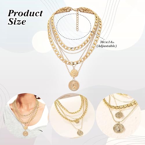 CICOCI 3PCS Head Scarf For Women 35" Satin Large Square Women Bandana Headband With Neacklace Set3