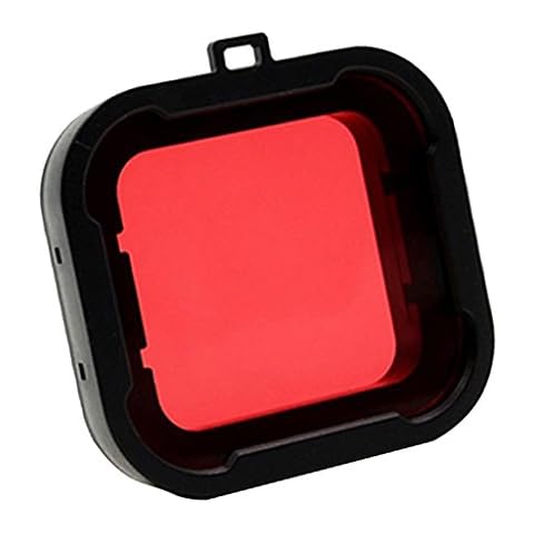 Filtro Conversor Lente UV para GoPro Hero 4/3+ - Rojo Cover