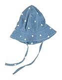 Erhältlich in drei Größen Sigikid Baby-Mädchen Hut, Sonnenhut, Blau (Denim Light Blue 590), 43 (Herstellergröße: 42/44)
