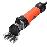 [VENTAJAS DEL PRODUCTO]: Sheep Shears agrega 1-6 engranajes de control de velocidad que permiten que la operación sea más fácil. 1-3 marchas son de baja velocidad y 4-6 marchas son de alta velocidad. Puedes ajustar la velocidad según tus necesidades.