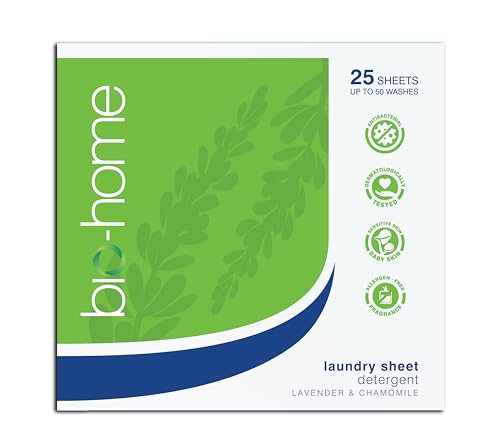 bio-home Lavender & Chamomile Laundry Sheet Detergent