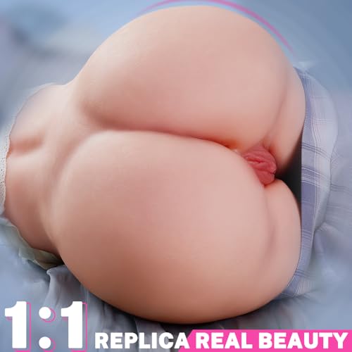 Image of Goyha 18Lb Male Masturbator Sex Doll Busty Ass Butt, Realistic Pussy Ass Masturbator Stroker with Vagina and Anal Channel for Several Sex Positions, Male Sex Toy for Men Masturbation Pleasure