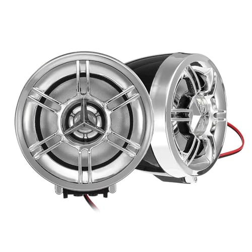 Parlante para manillar de moto con amplificador y luz RGB miniatura 4