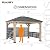 Sunjoy 11 x 11 ft. Hardtop Gazebo Cedar Wood Framed Hot Tub Gazebo with Steel and Polycarbonate Hardtop and bar Shelf, Matte Black by SummerCove