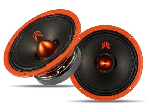 MX80E2 Midrange Loudspeaker 8" Orange Bullet, 640W Max, 4 Ohms, P...