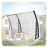 marquesina puerta blanca 【EXTENSIBLE】: El dosel de la puerta es ajustable y extensible hasta el infinito uniéndose uno a otro, para proporcionar refugio para entradas y pasillos más grandes.