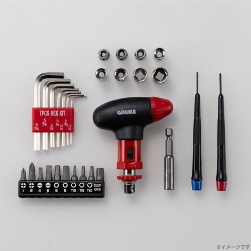 Kit compacto de herramientas TAKAGI CT-100 29 piezas miniatura 3