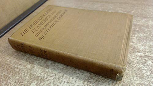 The Hohenzollerns in America and other impossib... B00A3G4WK0 Book Cover