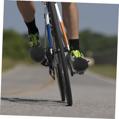 Cubiertas para zapatos de bicicleta de invierno, protectores antideslizantes para calzado ciclista con diseño transpirable para hombres y mujeres, para ciclismo de carretera y montaña, mantienen los pies cálidos y secos miniatura 6