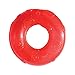KONG - SqueezzÂ® Ring - Strong Squeaky Dog Toy, bounces and squeaks even if punctured - For Large Dogs (Assorted Colors)