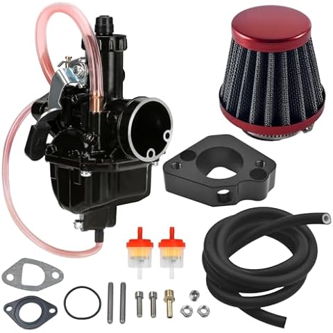 VM22 Carburetor Upgrade Performance Intake Pipe Mainfold 26 mm carburetor kit for Freight Predator 212 cc carburetor GX200 6.5 hp Engine 196 cc Clones Mini Bike Go Kart PZ26 Cover