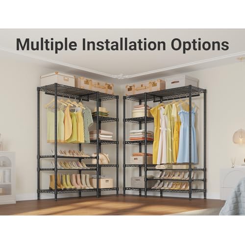 Image of VIPEK V7S Portable Closet for Hanging Clothes Heavy Duty Rack with Shelves