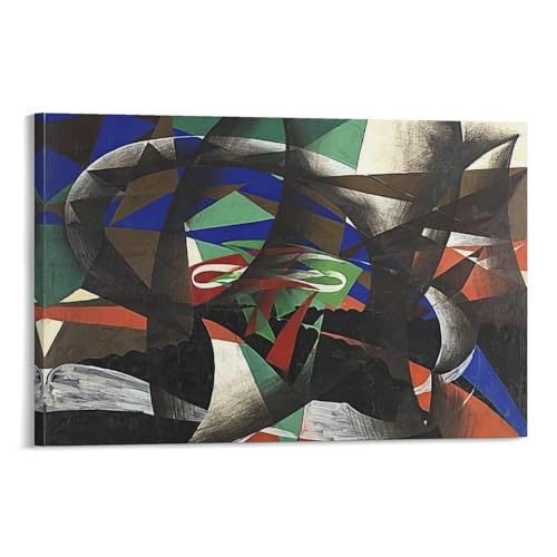 Art mural visuel abstrait Journey 60 x 90 cm MUYIHANG toile sans cadre salon