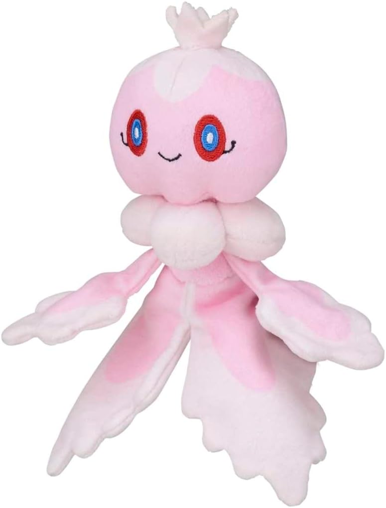 Pokemon Center: Sitting Cuties: Frillish Female Plush # 592 - Generation 5 - 6 In
