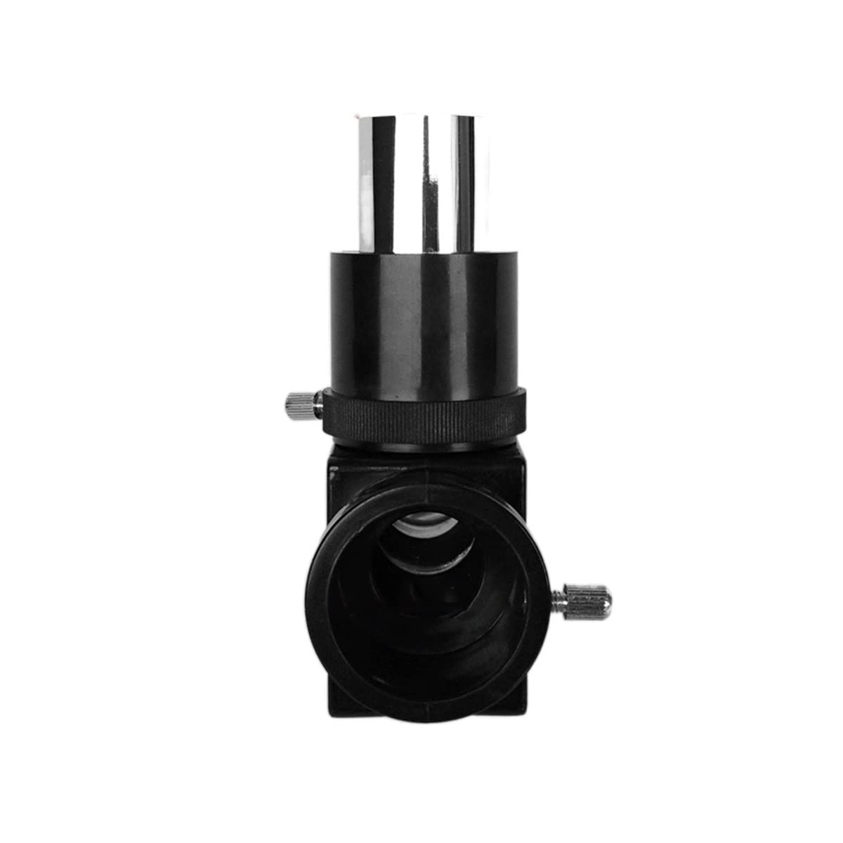 Microscope Adapter 90 Degree Erecting Prism Astronomical Telescope Eyepiece 1.25inches for 31.7mm and 24.5mm Microscope Accessories