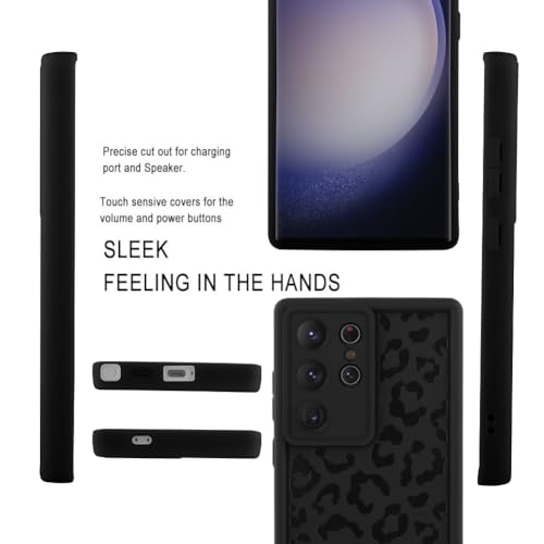 Image of Compatible with Samsung Galaxy S23 Ultra Case, Black
