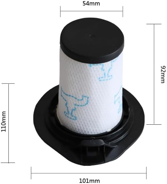 Hepa Filter Compatible with Rowenta ZR009002 RH9252 RH9276 RH9286 RH92 Vacuum Cleaner Replacement Accessories Parts(4pcs)
