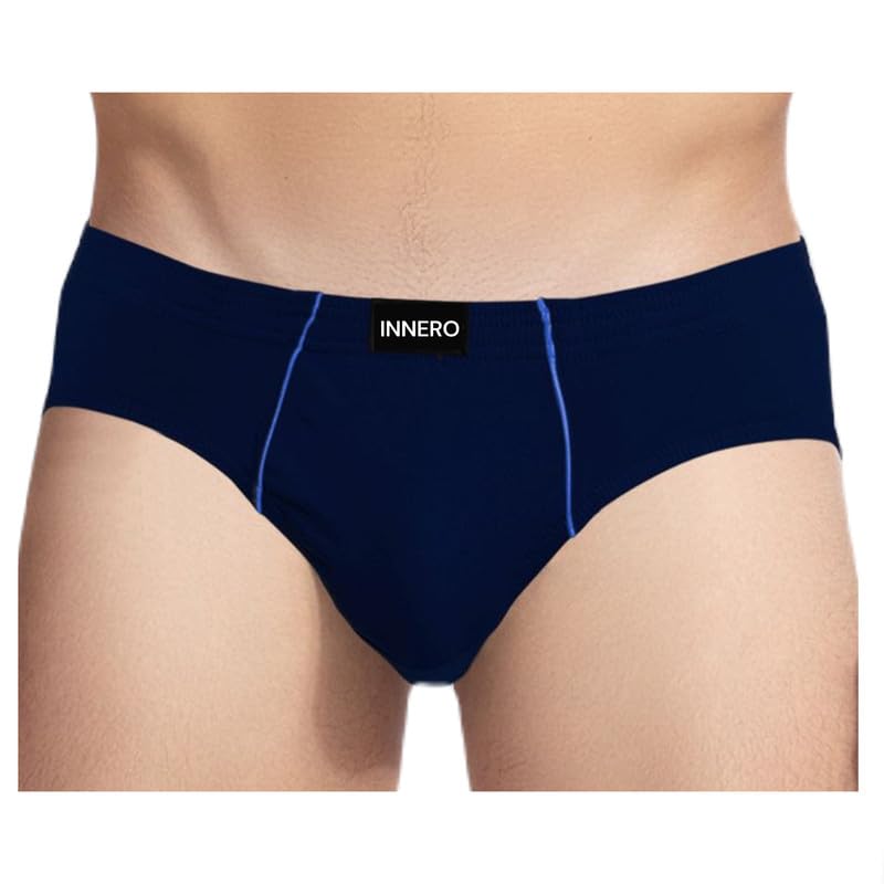 Image of INNERO Venus Mens Brief | Cotton Brief for Men | Attractive Assorted Solid Colors