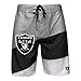 NFL Las Vegas Raiders Mens Color Dive Swim Boardshorts, Team Color, XL