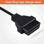 OBD2 Adapter, Motorcycle OBD2 Adapter 10 Pin to 16 Pin, Diagnostic Extension Cable, for Motorcycle Motorbike