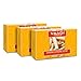 Sandalwood Soap (Sandalwood Oil Bar Soap) with Saffron and Turmeric Extracts - Handmade Herbal Soap (Aromatherapy) with 100% Pure Essential Oils - ALL Natural - Skin Whitening Therapy - Each 2.65 Ounces - Pack of 3 (8 Ounces) - Vaadi Herbals