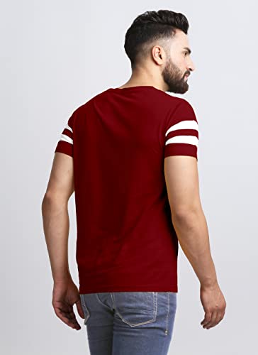 Image of AUSK T-Shirt for Mens Double Stripes on Chest