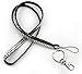 ALL in ONE Rhinestone Lanyard Bling Crystal Necklace with Keyring for Business Id Badge/Card Holders/key/cell Phone (WHITE)