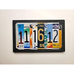 Customized10thanniversaryaluminumlicenseplatesigncustomlicenseplatesignforanniversarysbirthdaysweddingsspecialoccasionsuniquegiftmadefromauthenticlicenseplates Urban Country Home Decor Customized 10th anniversary aluminum license plate sign custom license plate sign for anniversarys birthdays weddings special occasions unique gift made from authentic license plates urban country home decor