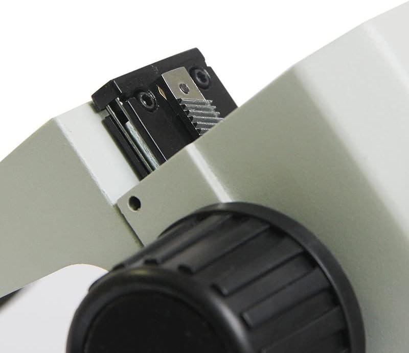 Miniatura 7 de ZTBH Kit de accesorios para microscopio, soporte ajustable para microscopio, soporte de cabeza de microscopio de ajuste de metal, soporte de 2.992in