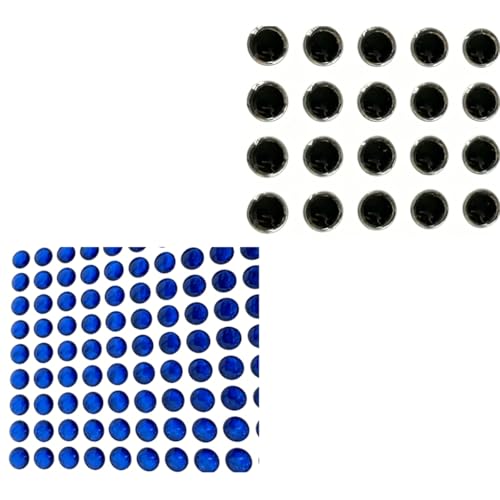 1000 piezas de ojos adhesivos 3D para señuelos de pesca