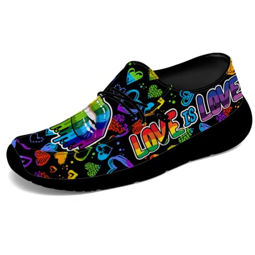 Loafers for Women Men Pride Shoes Rainbow Slip-on Sneakers Gifts for Men Women3