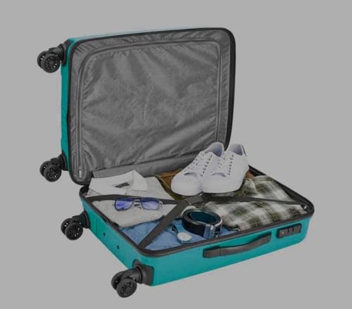 Image of Safari Lancer Hard-Sided Polypropylene 5 Years Warranty Luggage Set of 2 Trolley Bags (55 & 66 cm) (Teal Green, 2PC Set (55 + 66 cm))