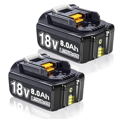 2x 8.0Ah Replacement for Makita 18V Batteries Upgraded Lithium-ion Battery