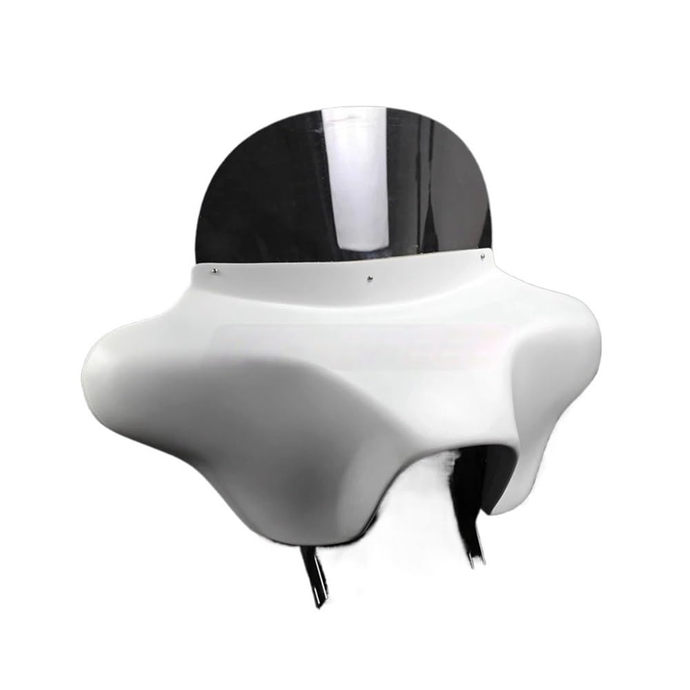Coque arrière carénage Batwing blanc pour moto de type Touring Road King - 8
